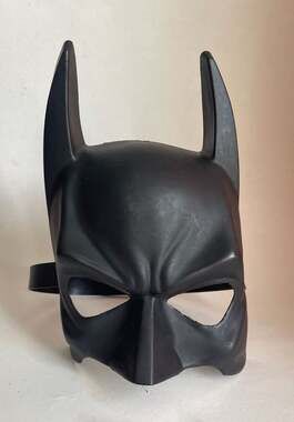DC Comics Batman Black Plastic Halloween Costume Mask